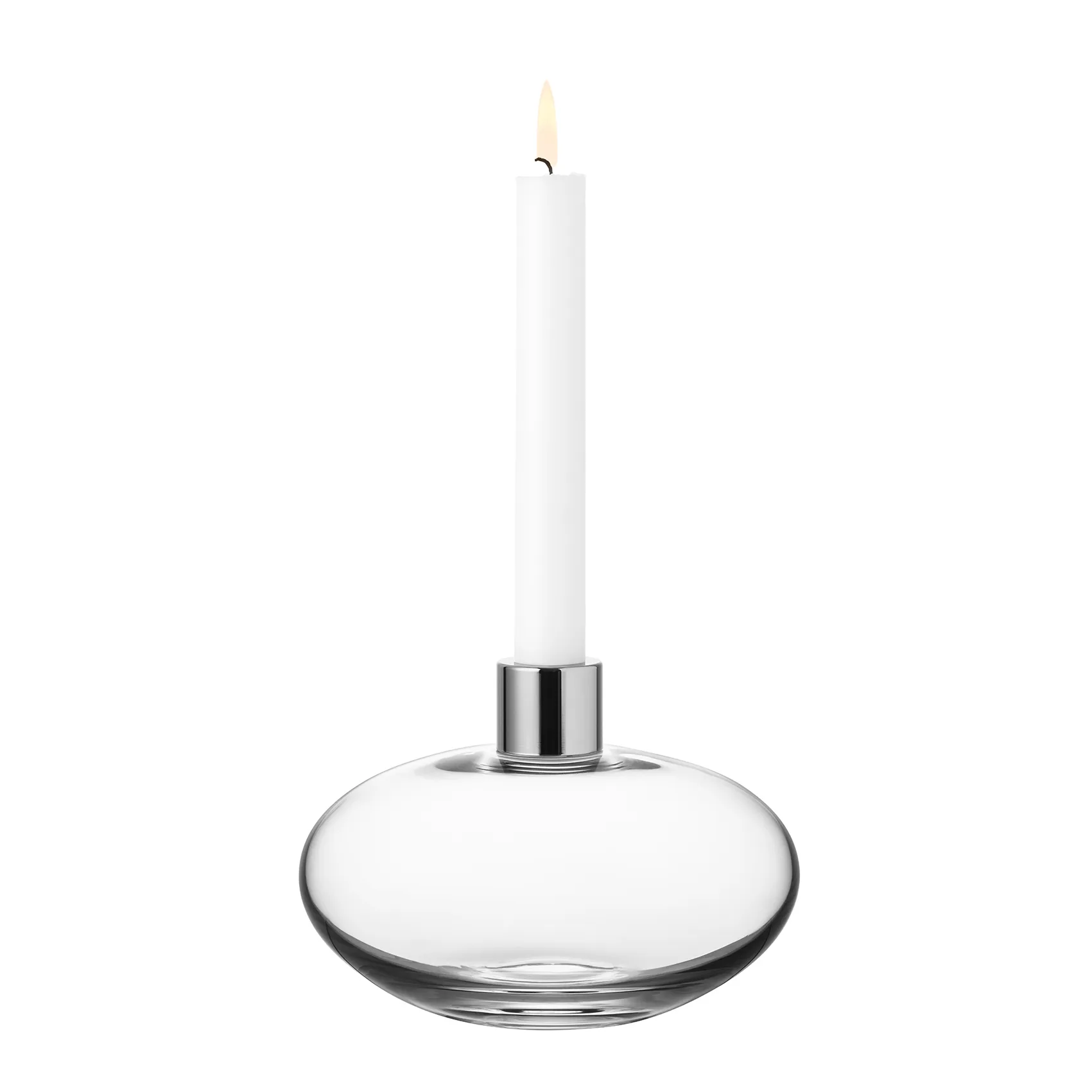 Candelabro Pluto, transparente Orrefors