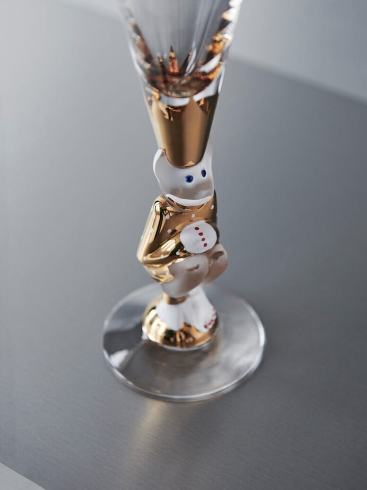Copa de champán The Sparkling Devil 19 cl, Oro Orrefors