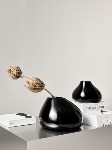 Jarrón Ebon 190 mm - Negro - Orrefors