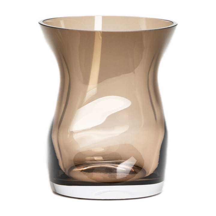 Jarrón para tulipanes Squeeze 18 cm, Marrón Orrefors
