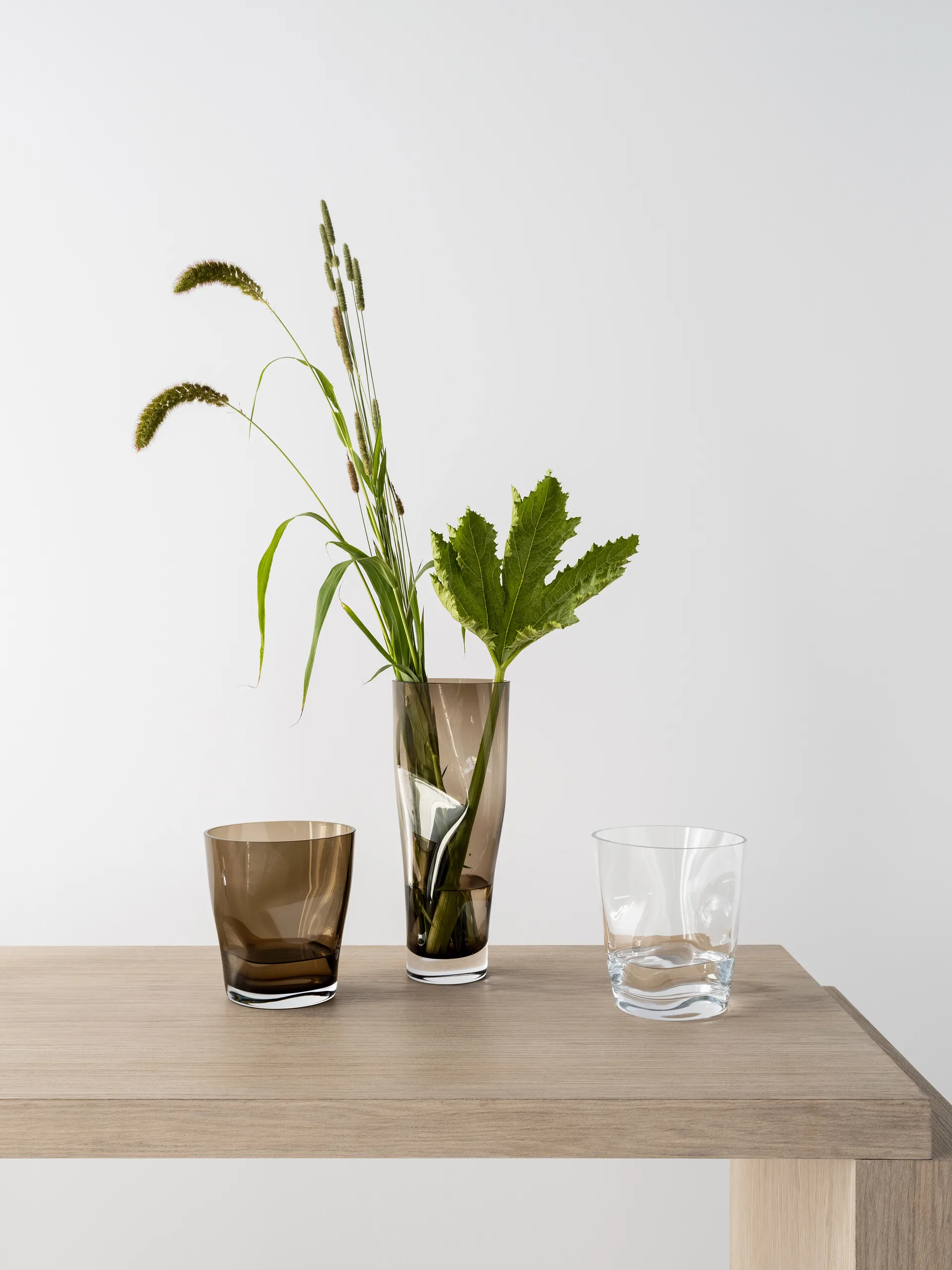 Jarrón para tulipanes Squeeze 18 cm, Transparente Orrefors