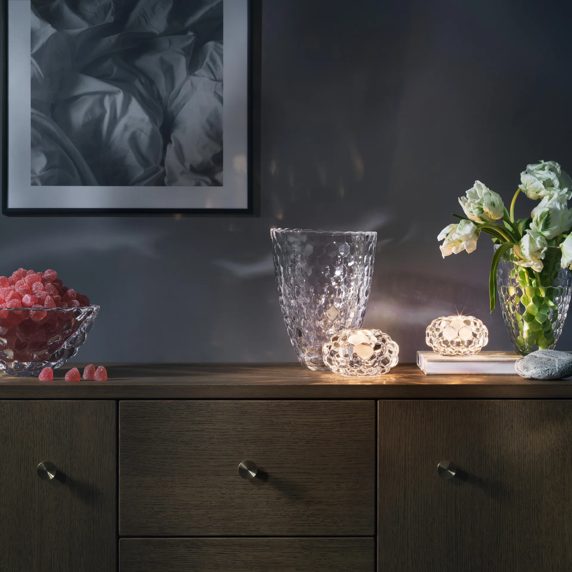 Jarrón Raspberry 200 mm, transparente Orrefors