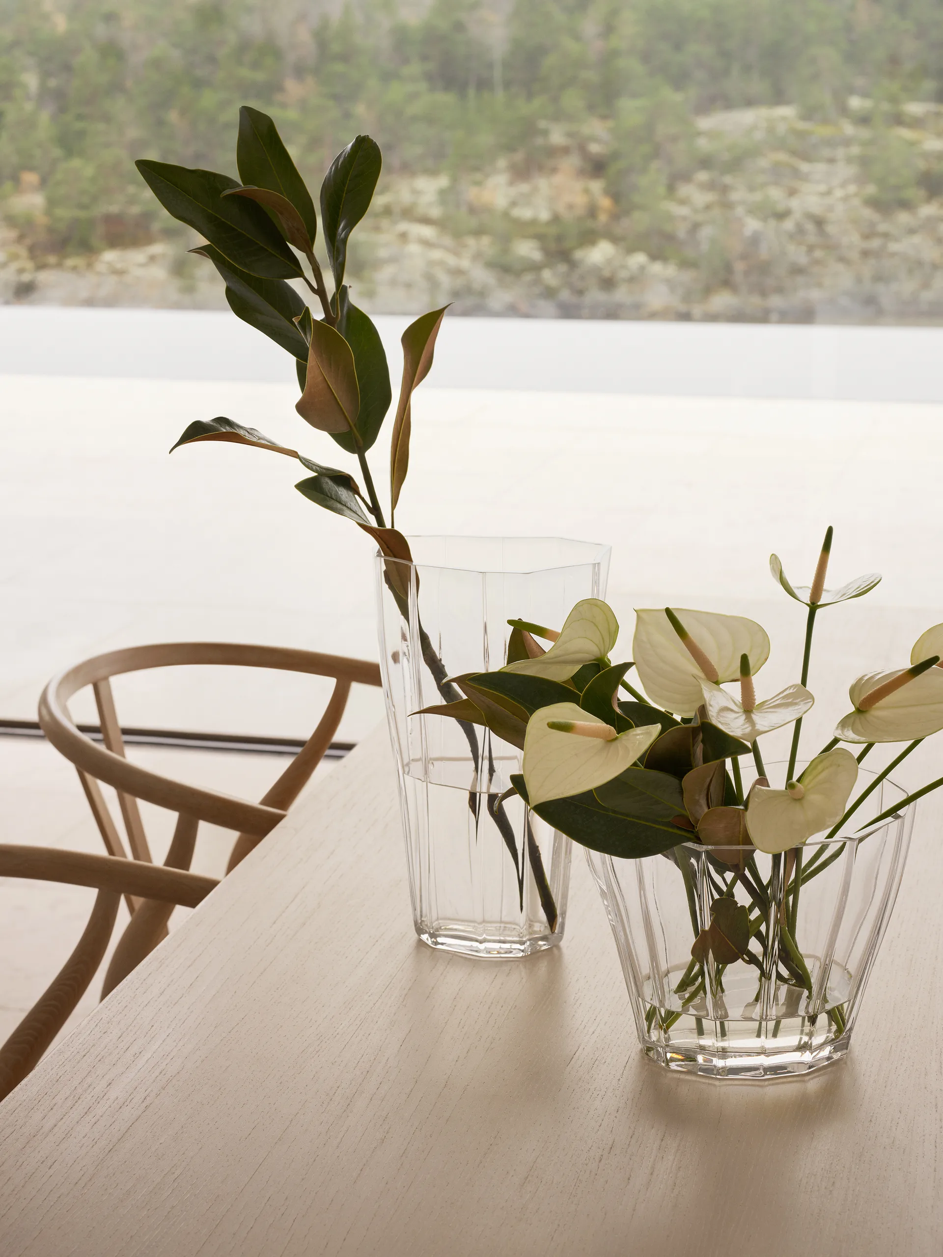 Jarrón Reed 30 cm, Transparente Orrefors