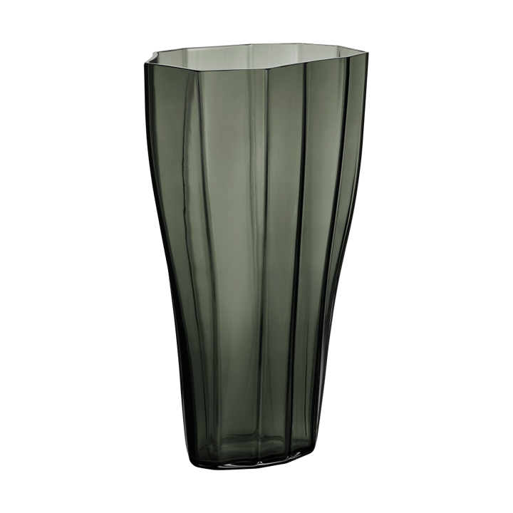 Jarrón Reed 30 cm, Verde musgo Orrefors