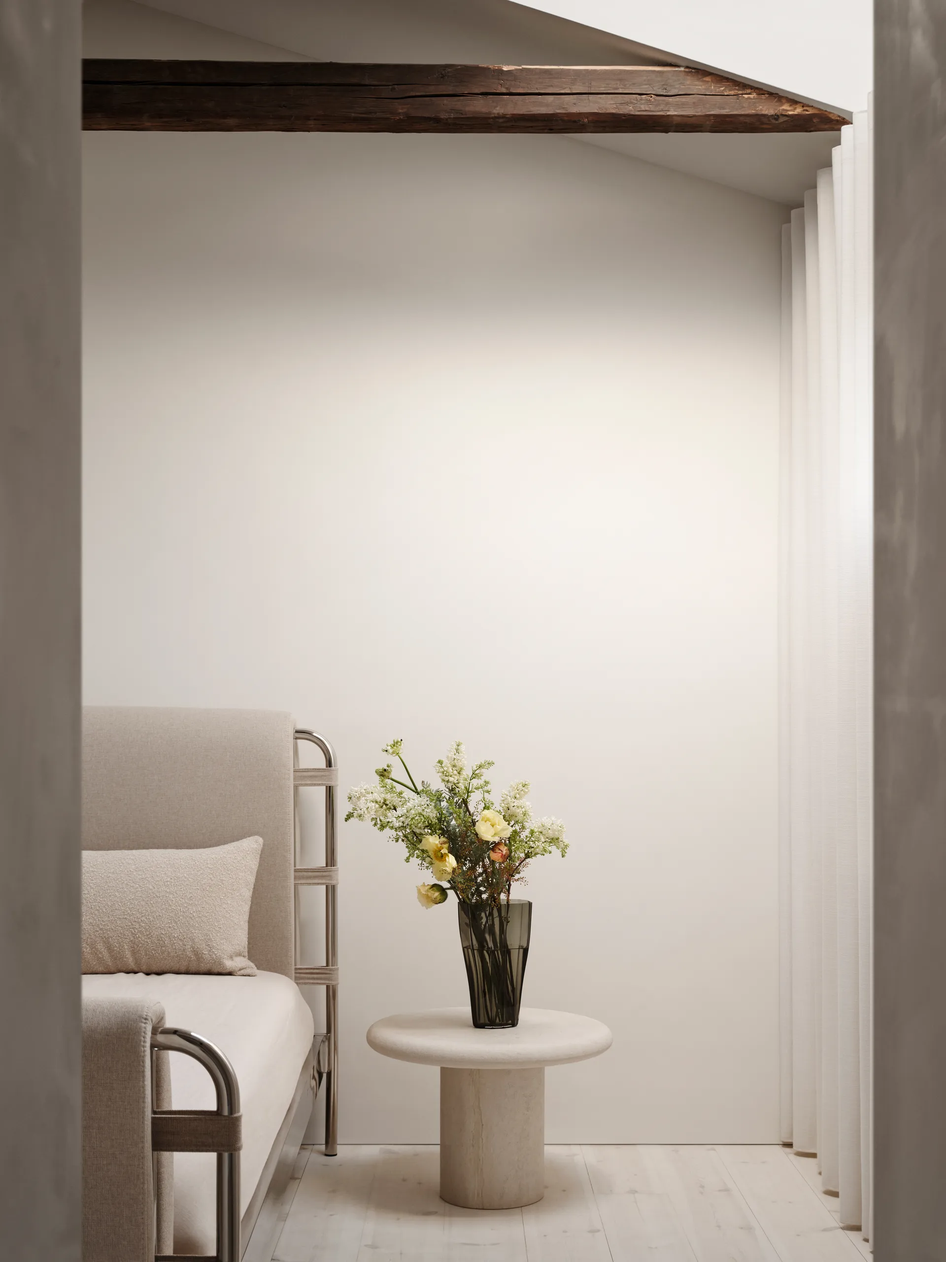 Jarrón Reed 30 cm, Verde musgo Orrefors