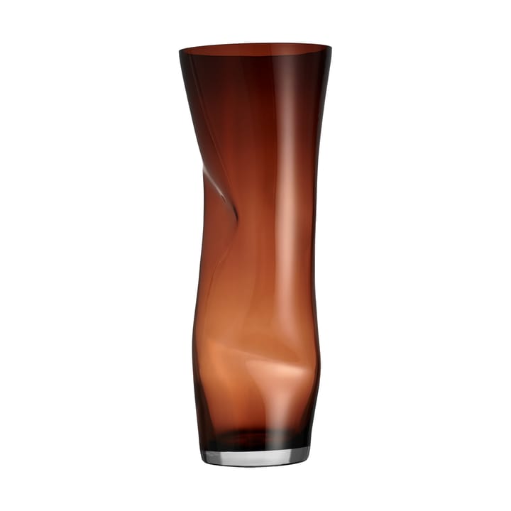 Jarrón Squeeze - Sunset brown - Orrefors