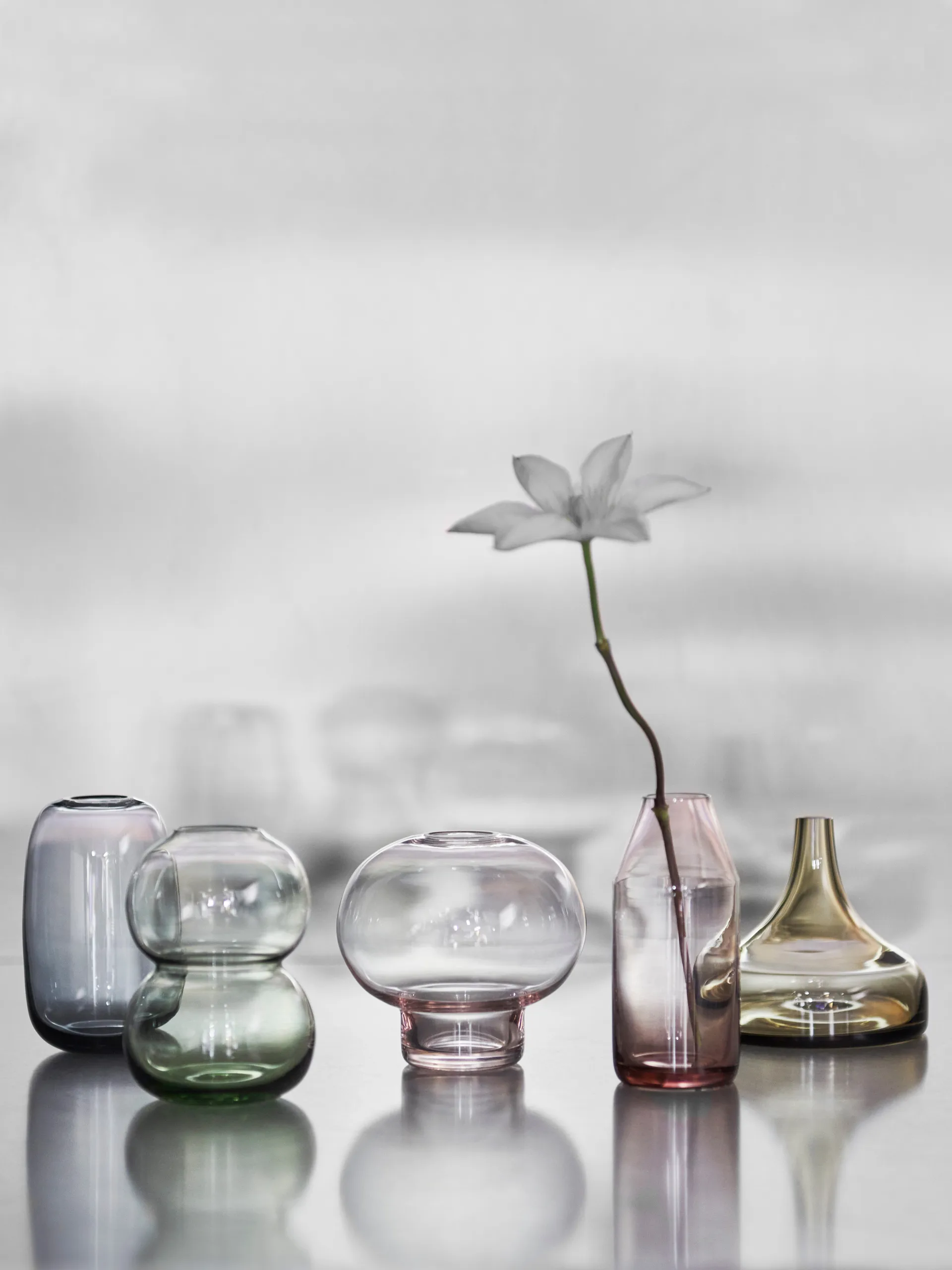 Midsummer mini jarrón Red Clover, 82 mm Orrefors