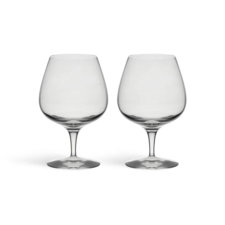 More copa de coñac - Transparente, 33 cl, pack de 2 - Orrefors