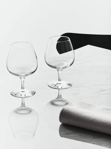 More copa de coñac - Transparente, 33 cl, pack de 2 - Orrefors