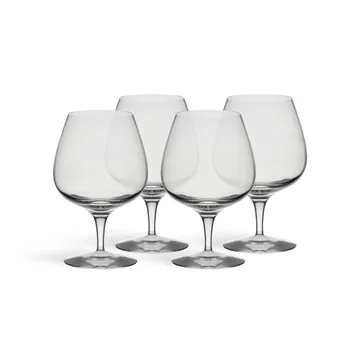 More copa de coñac - Transparente, 33 cl, pack de 4 - Orrefors