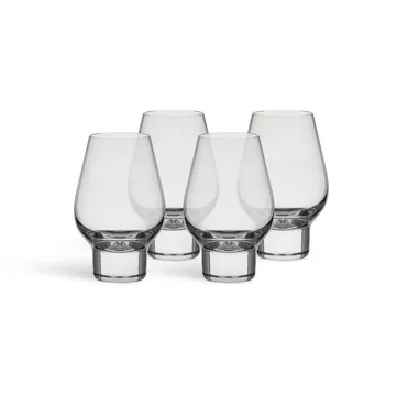 More vaso de whisky - Transparente, 19 cl, pack de 4 - Orrefors