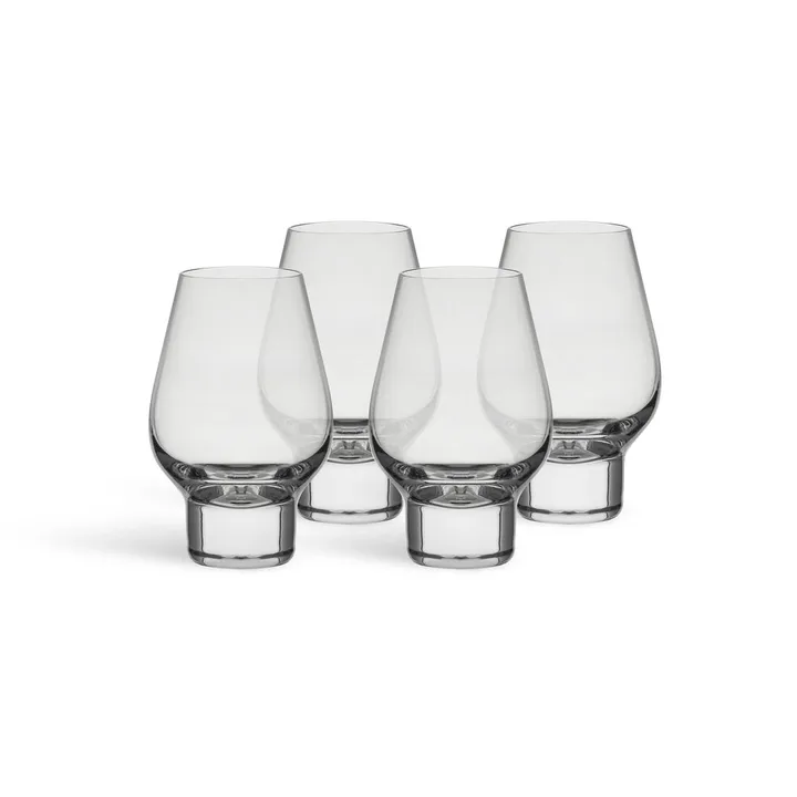 More vaso de whisky - Transparente, 19 cl, pack de 4 - Orrefors