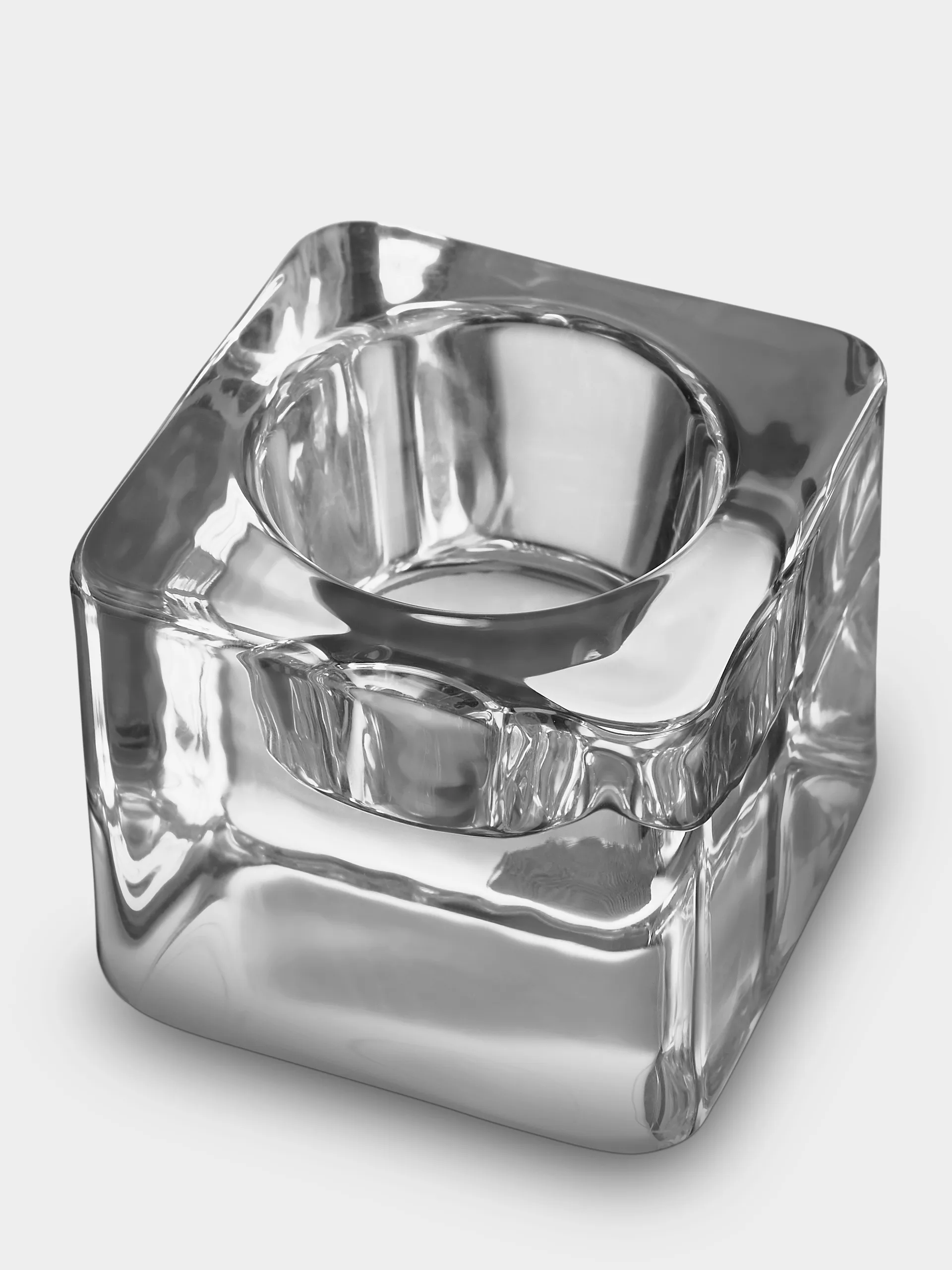 Portavelas Ice cube 70 mm, Transparente Orrefors