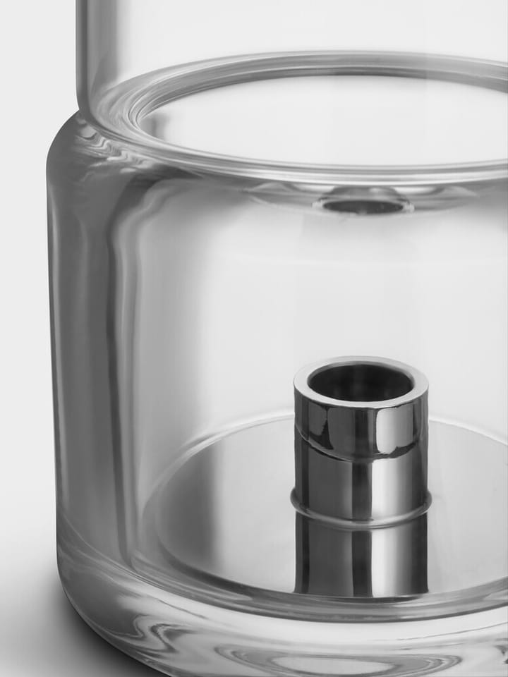 Portavelas para vela gruesa Tou 290 mm, transparente Orrefors