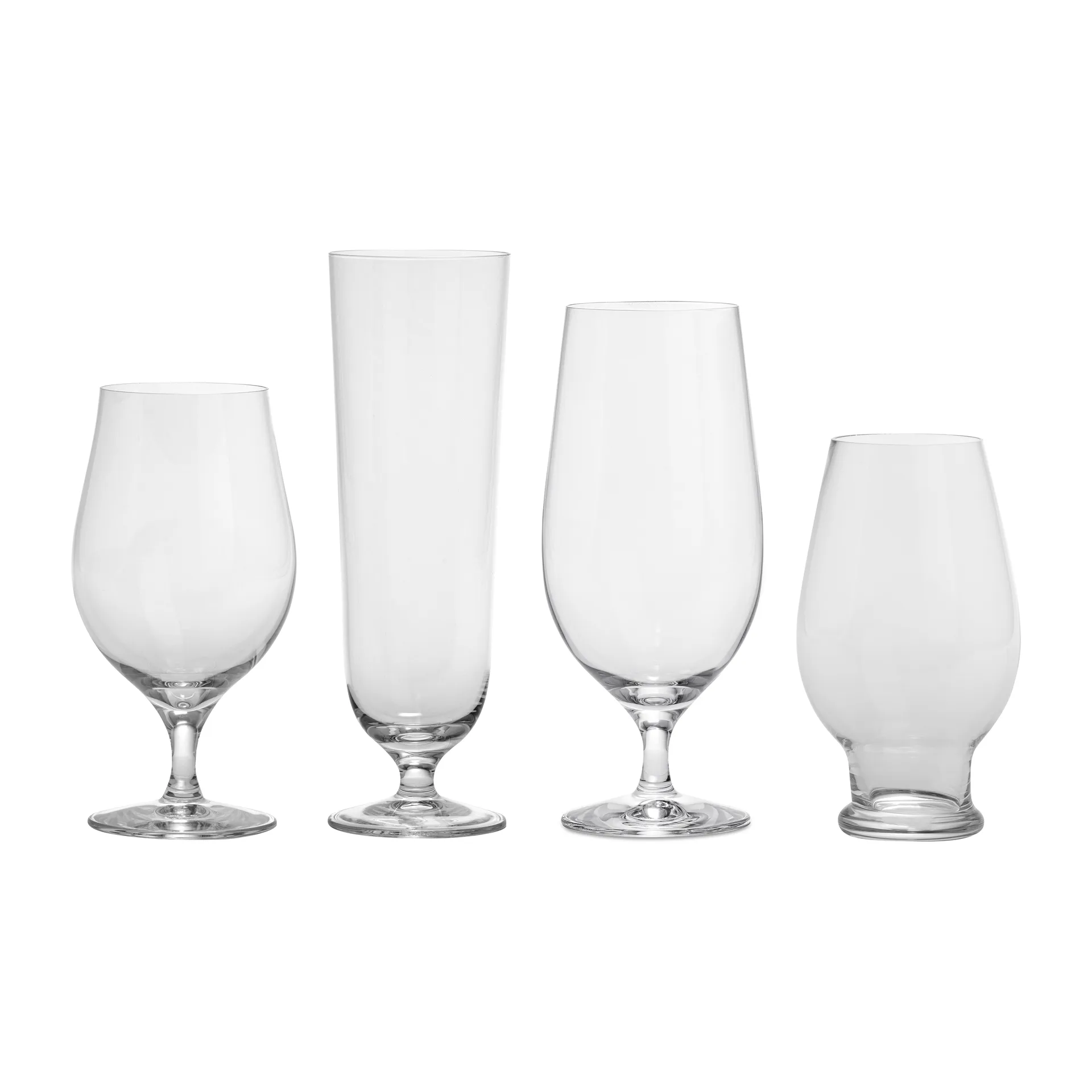 Set de 4 copas de cerveza Beer tasting kit, Transparente Orrefors