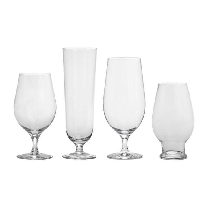 Set de 4 copas de cerveza Beer tasting kit - Transparente - Orrefors