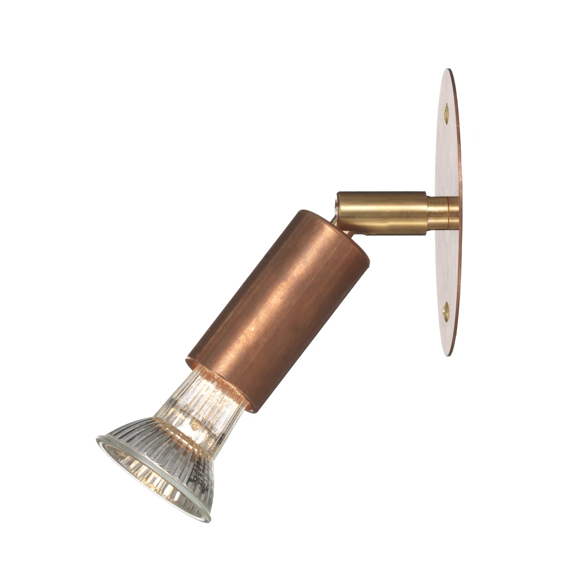 Aplique Star 1, instalación fija, cobre en bruto Örsjö Belysning