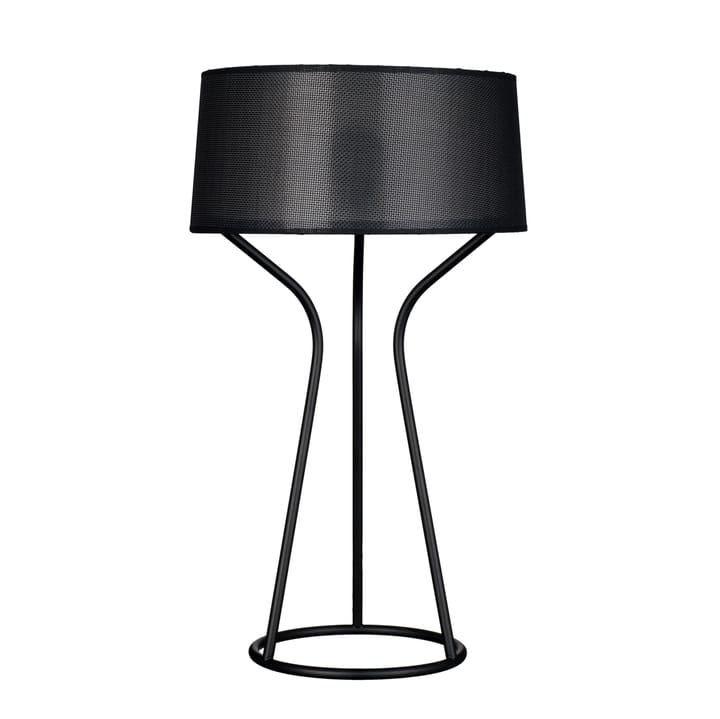 Lámpara de mesa Aria - lacado negro, pantalla negra - Örsjö Belysning