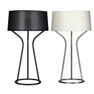 Lámpara de mesa Aria - lacado negro, pantalla negra - Örsjö Belysning