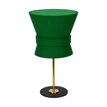 Lámpara de mesa Bow - Latón en bruto-emerald green, small 50 cm - Örsjö Belysning