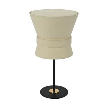Lámpara de mesa Bow - Negro-cream white, small 50 cm - Örsjö Belysning