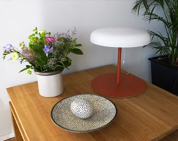 Lámpara de mesa Mushroom - naranja - Örsjö Belysning