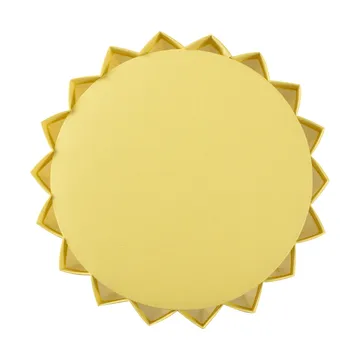 Lámpara de mesa Plissé textil - Amarillo - Örsjö Belysning