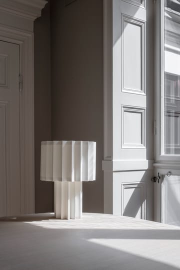 Lámpara de mesa Pliss�é textil - Blanco - Örsjö Belysning