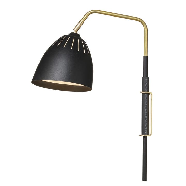 Lámpara de pared Lean - negro - Örsjö Belysning