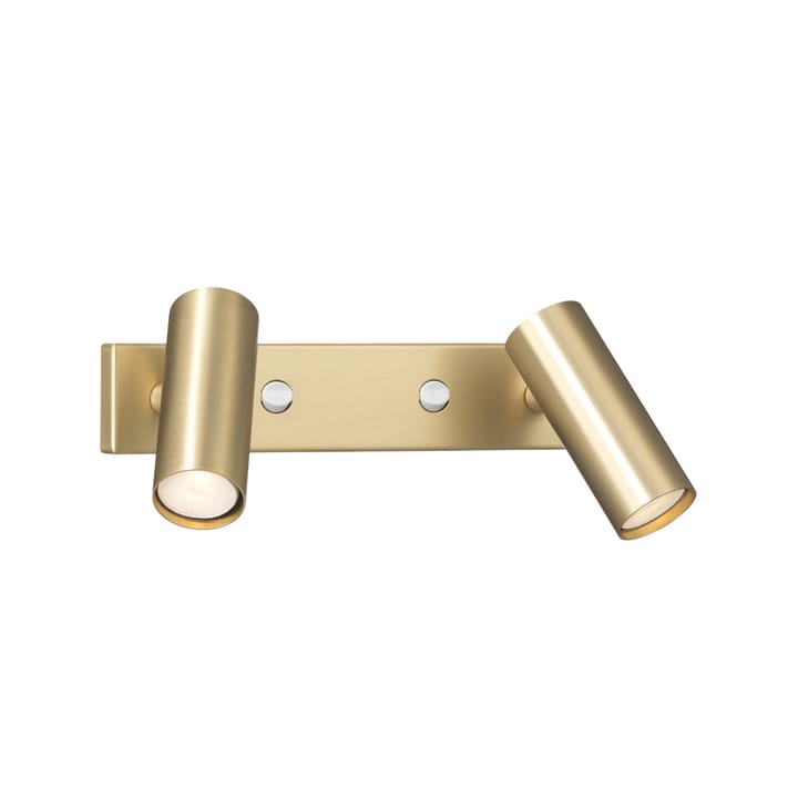 Lámpara de pared Puck Dubbel - Latón mate, led - �Örsjö Belysning