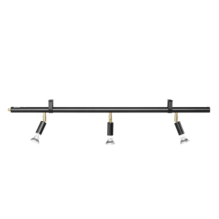 Lámpara de pared y techo Star 3 - Negro, 100 cm - Örsjö Belysning