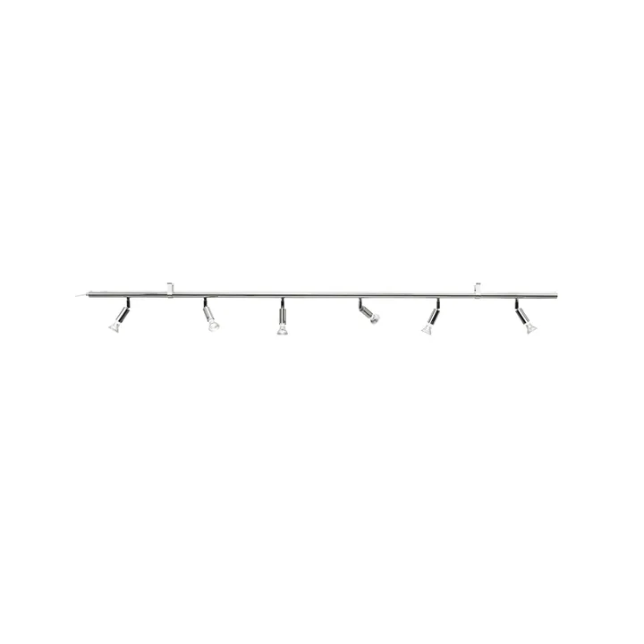 Lámpara de pared y techo Star 6 - Latón niquelado, 200 cm - Örsjö Belysning