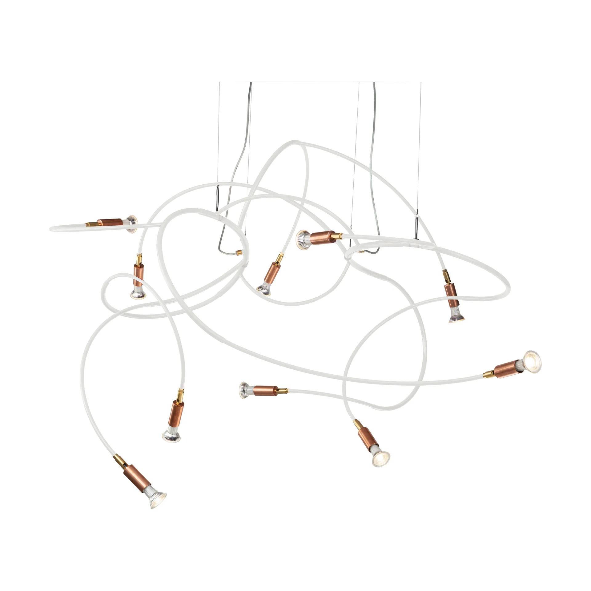 Lámpara de techo Andromeda 108 cm, Acero blanco Örsjö Belysning