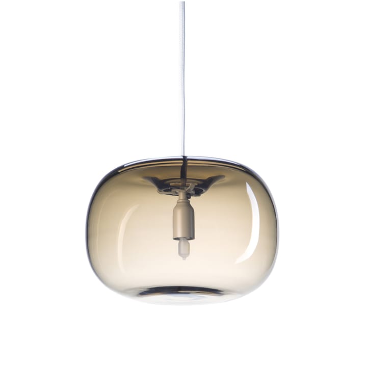 Lámpara de techo Pebble redondeada - gris cálido-vidrio - Örsjö Belysning