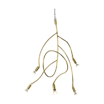 Lámpara de techo Ranka 5 - Latón en bruto - Örsjö Belysning