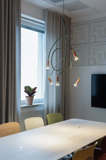 Lámpara de techo Ranka 5 - Verde oliva - Örsjö Belysning