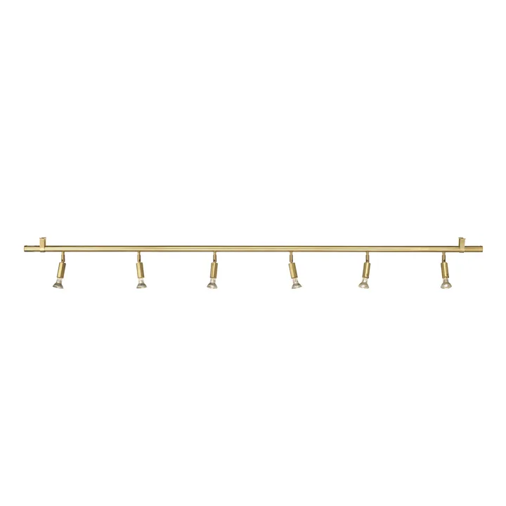 Lámpara de techo y pared Star 6 - Latón en bruto, 200 cm - Örsjö Belysning