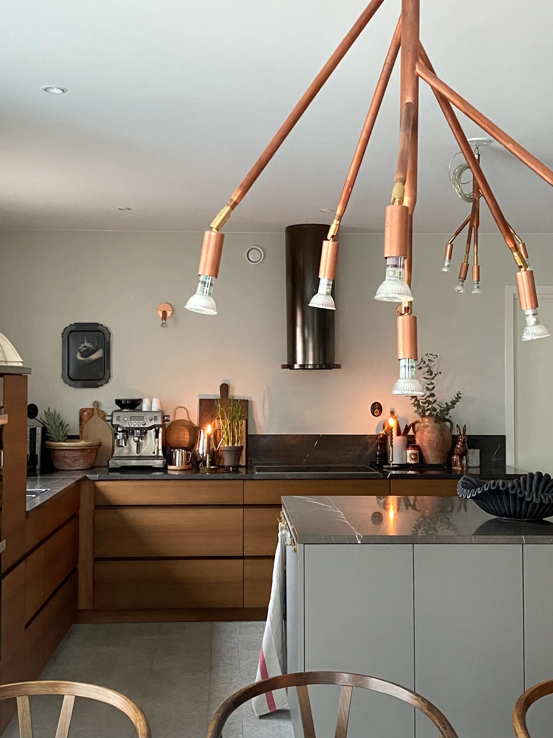 Lámpara techo Kvist L, blanco Örsjö Belysning