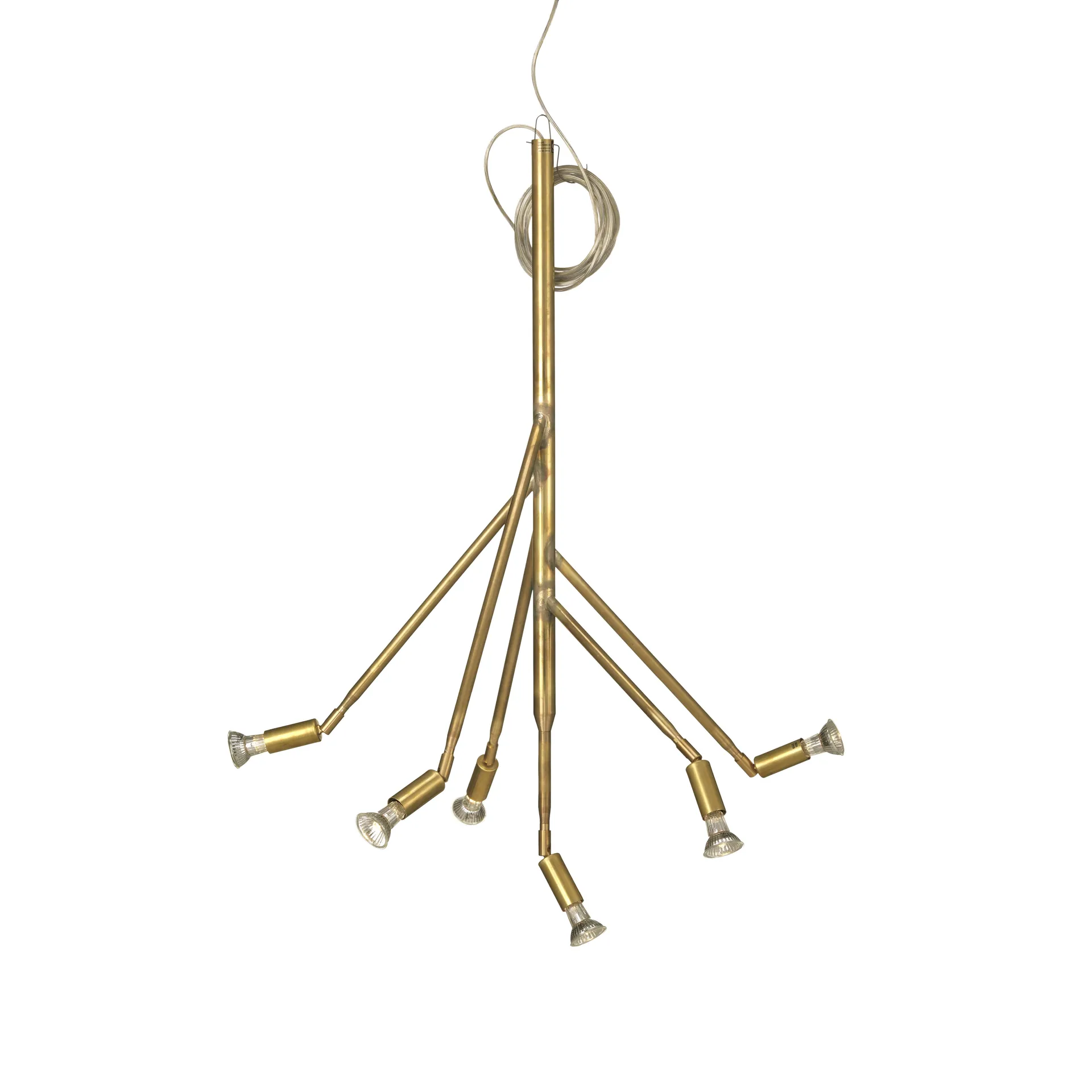 Lámpara techo Kvist L, latón Örsjö Belysning