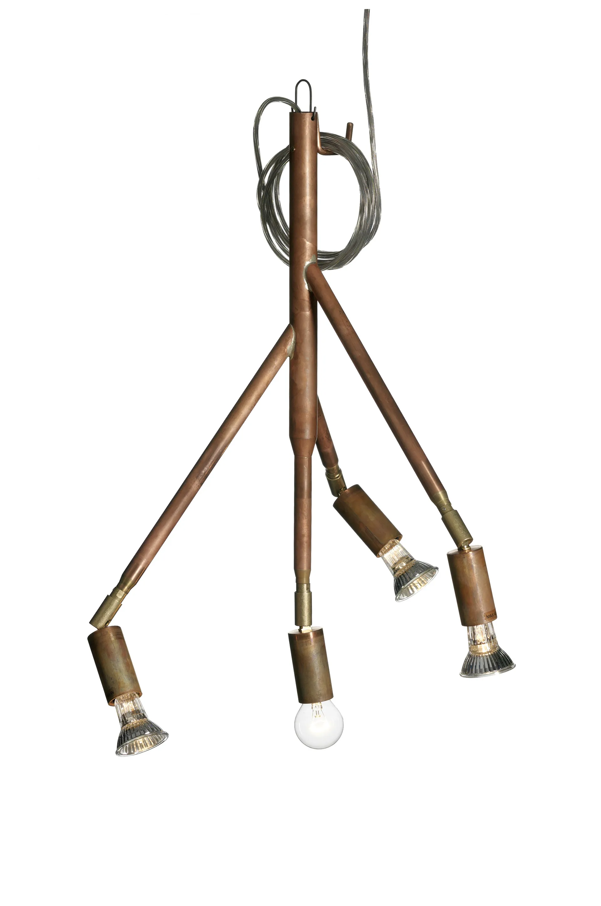 Lámpara techo Kvist S, cobre Örsjö Belysning