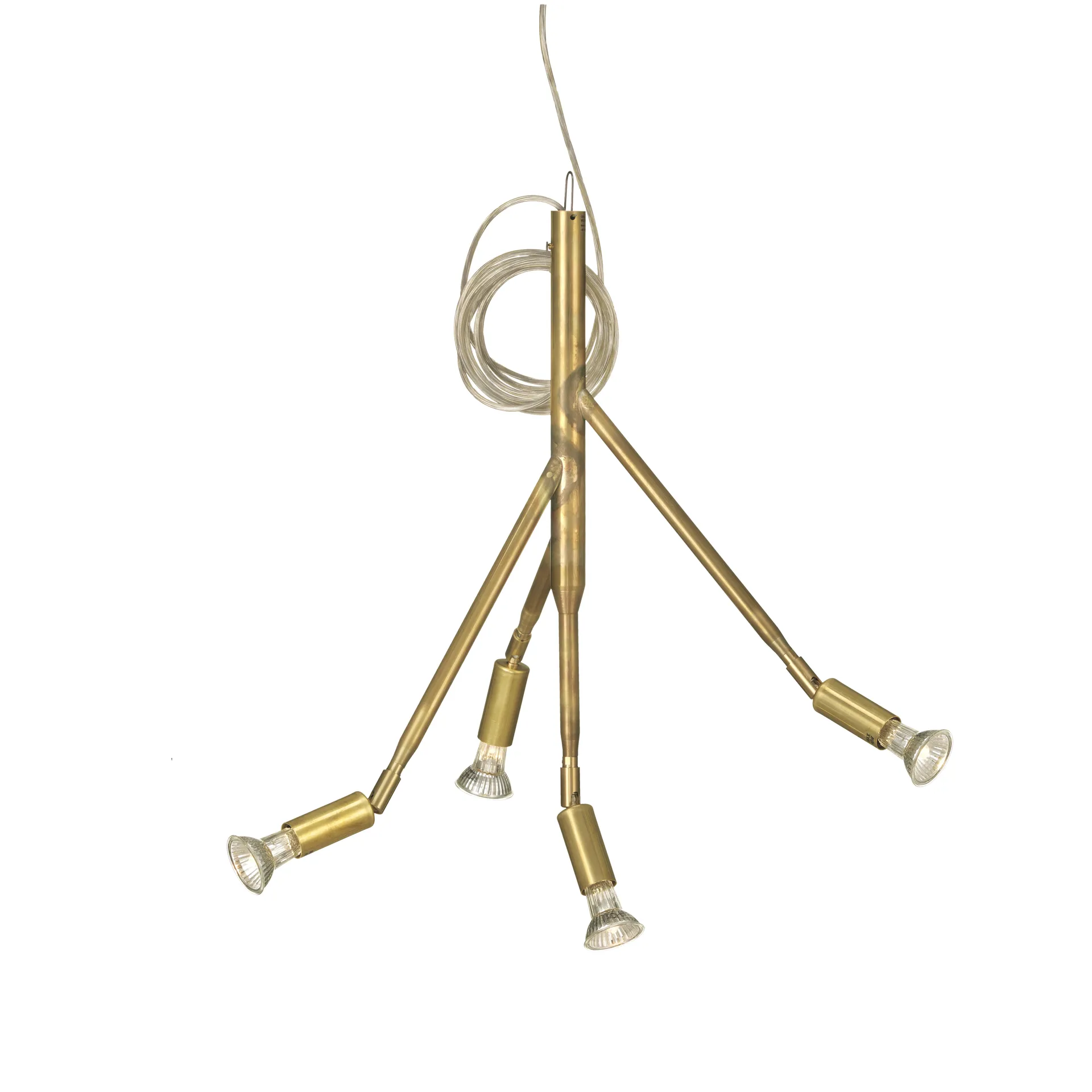 Lámpara techo Kvist S, latón Örsjö Belysning