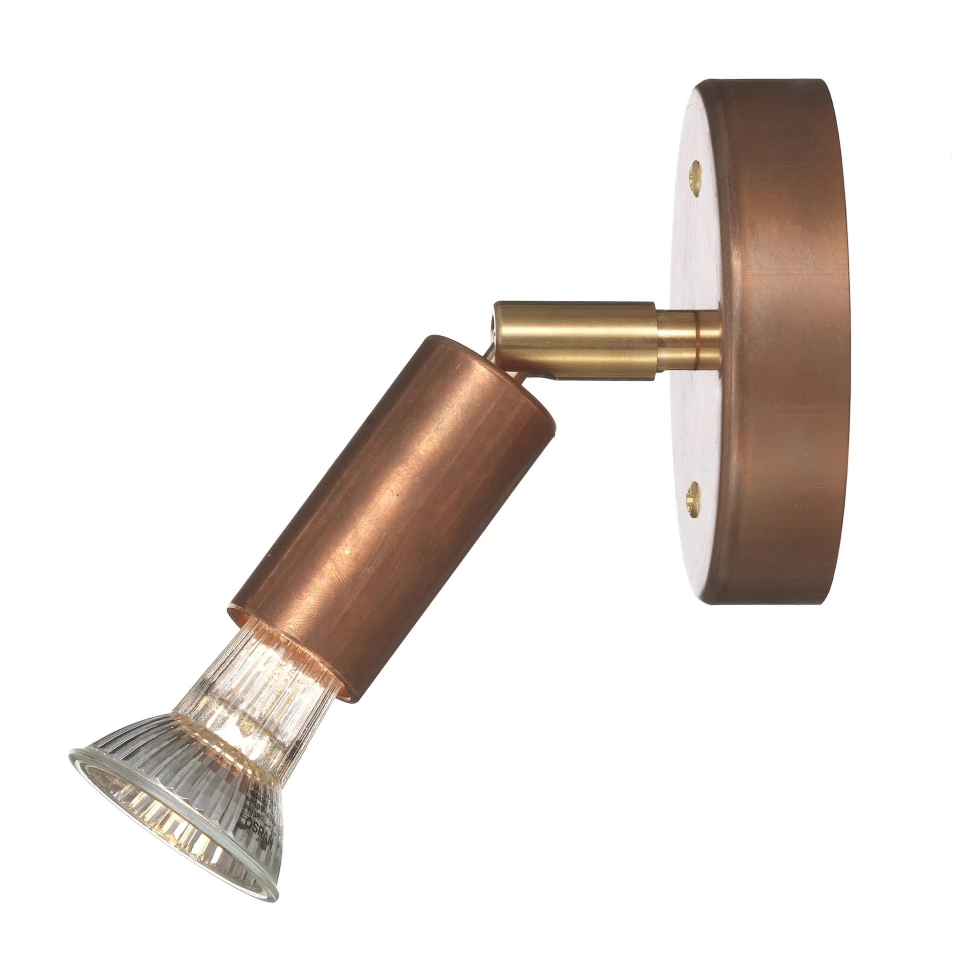 Lámparas de pared Star 1, cobre en bruto Örsjö Belysning