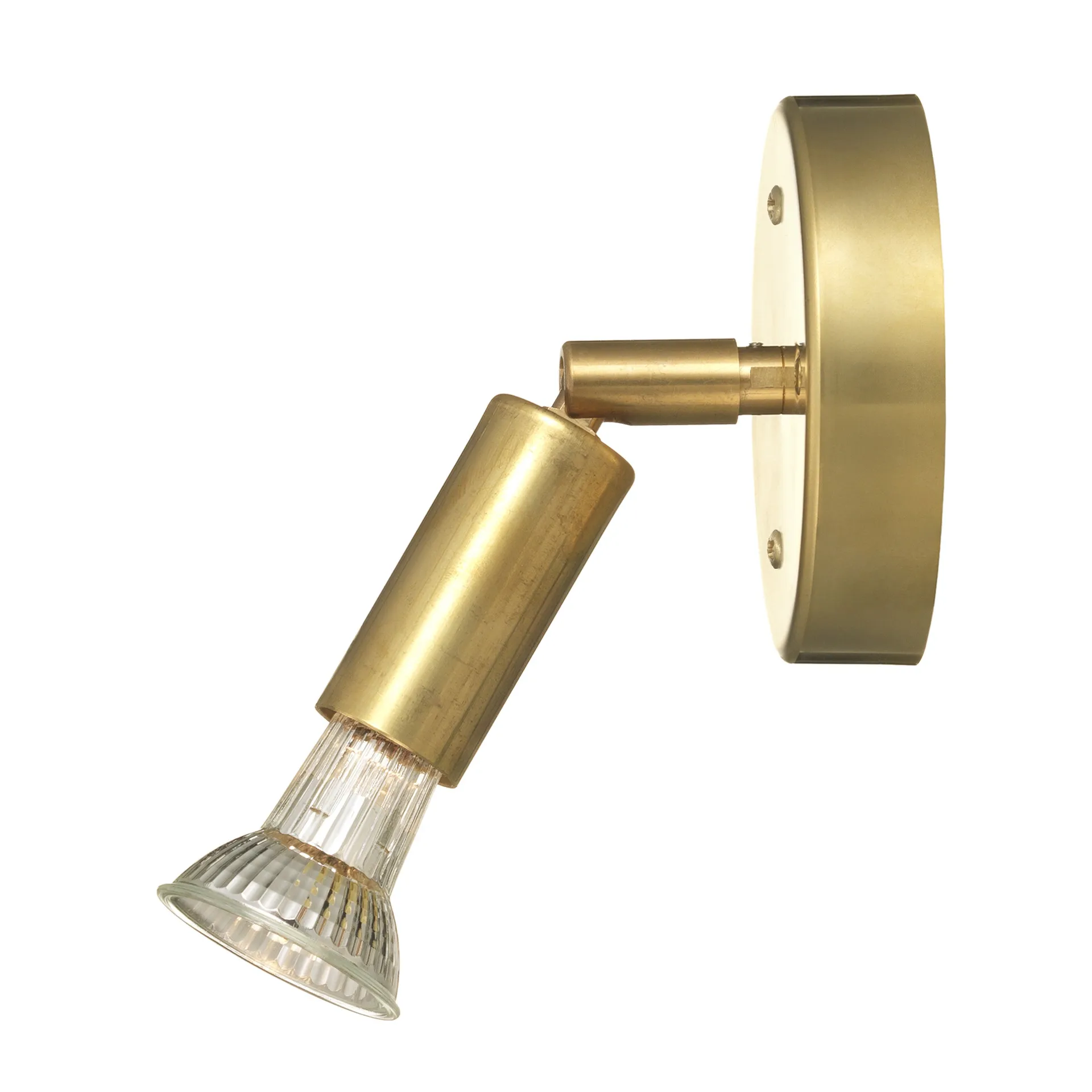 Lámparas de pared Star 1, latón en bruto Örsjö Belysning