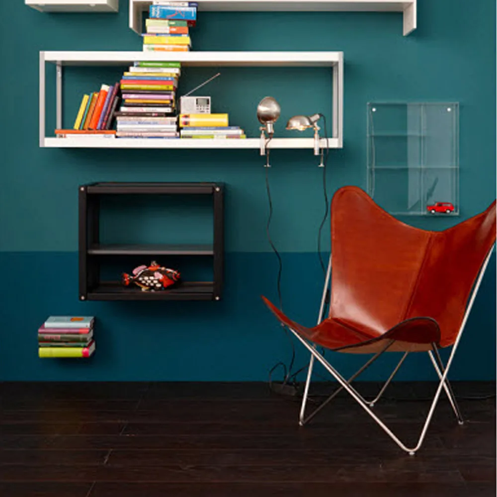 Butaca Trifolium, cuero mocca OX Denmarq