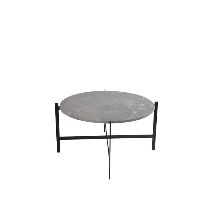 Mesa de centro Deck - mármol gris, estructura negra - OX Denmarq