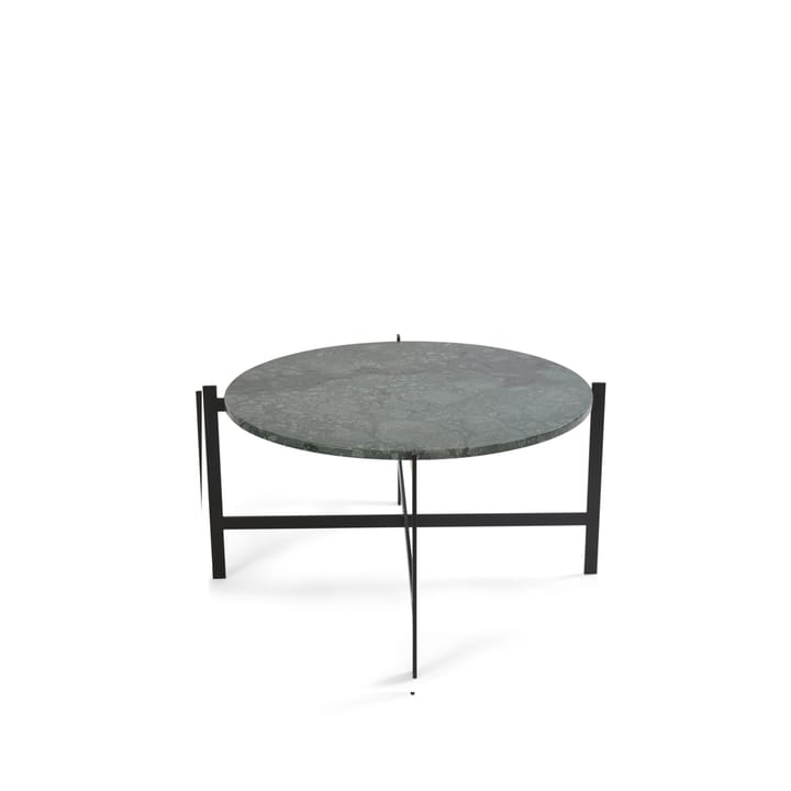 Mesa de centro Deck - mármol verde, estructura negra - OX Denmarq