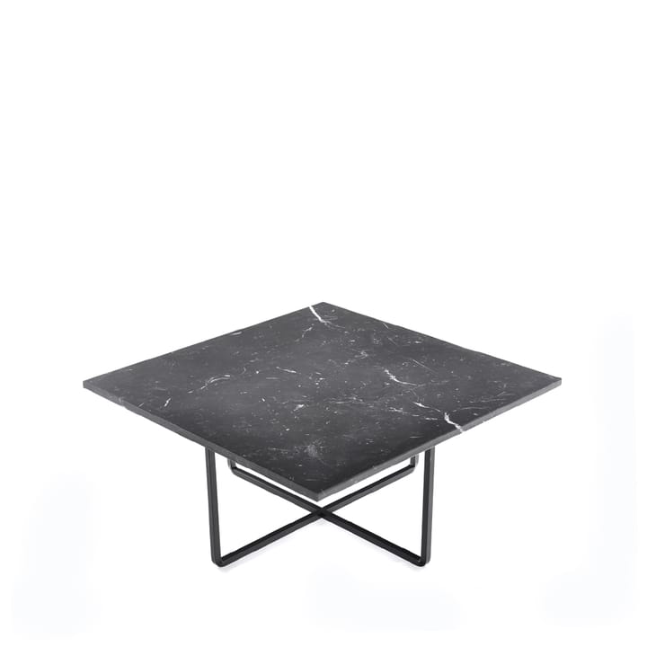 Mesa de centro Ninety - mármol marquina, estructura negra - OX Denmarq