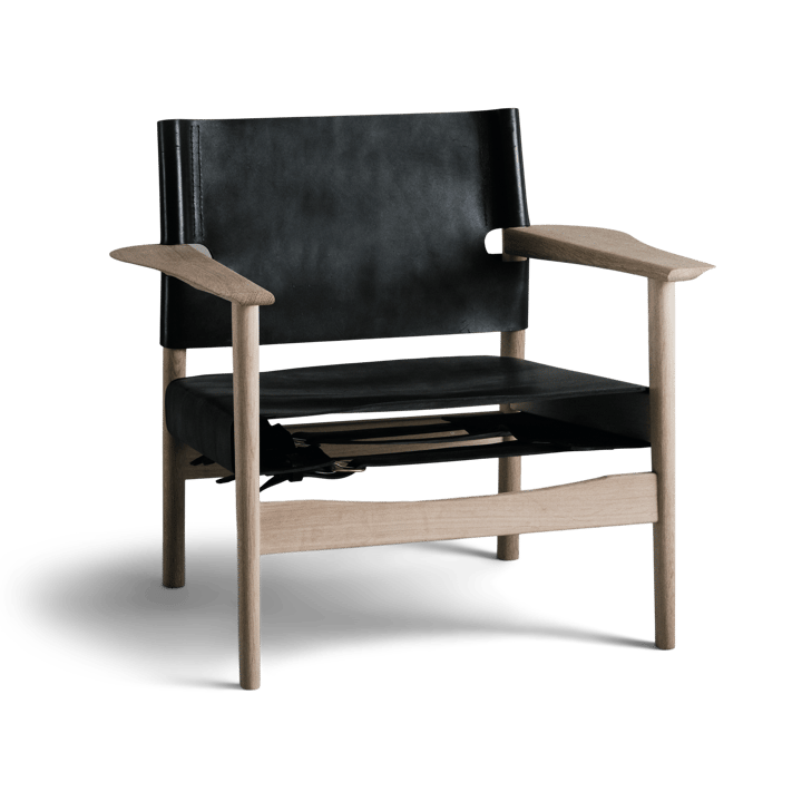 Sillón Autumn Chair estructura de roble tratado con jabón - Negro - OX Denmarq