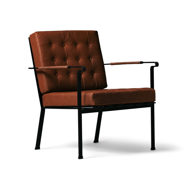 Sillón Heather Chair estructura en negro - Cognac - OX Denmarq