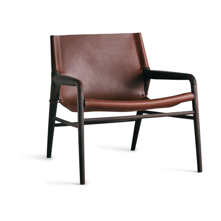 Sillón Rama Chair estructura de roble ahumado - Cognac - OX Denmarq